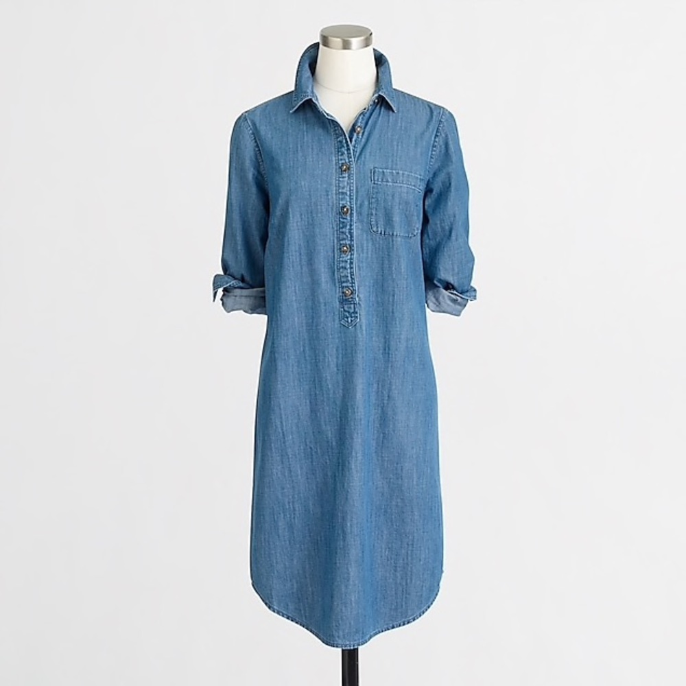 J Crew Chambray Dress S